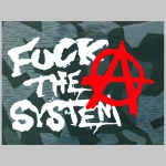 Anarchy - Fuck The System nočný " ruský " maskáč - Nightcamo SPLINTER, pánske tričko 100%bavlna